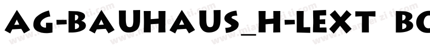 AG-Bauhaus_H-LExt Bo字体转换